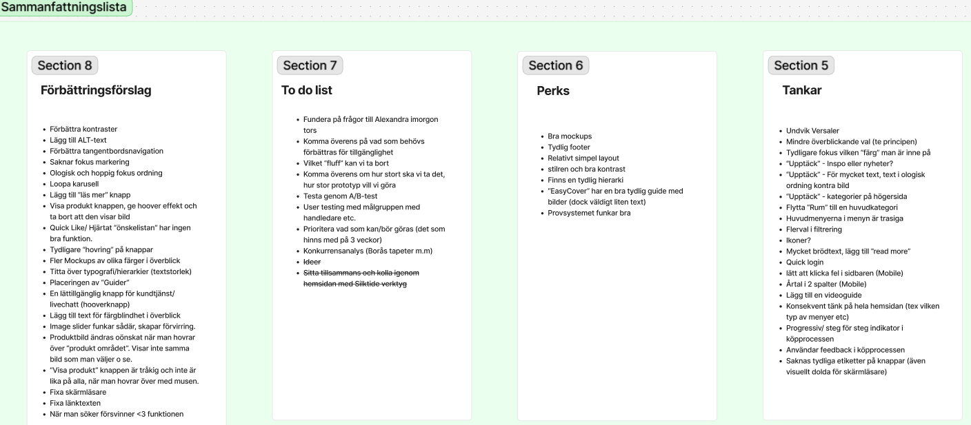 Duro project summary and key findings